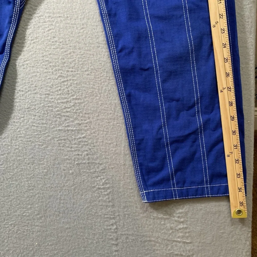 Fluory Grappling White Crane BJJ Gi Blue F2